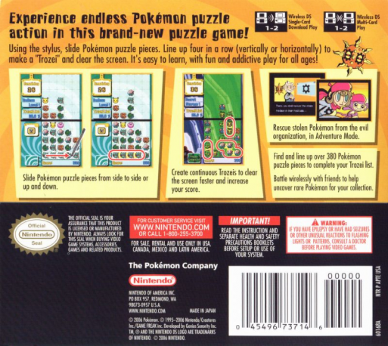 Pokemon Trozei – Nintendo DS (DS) - for just $25.99! 