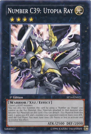 Number C39: Utopia Ray [SP14-EN022] Starfoil Rare - for just $0.45! 