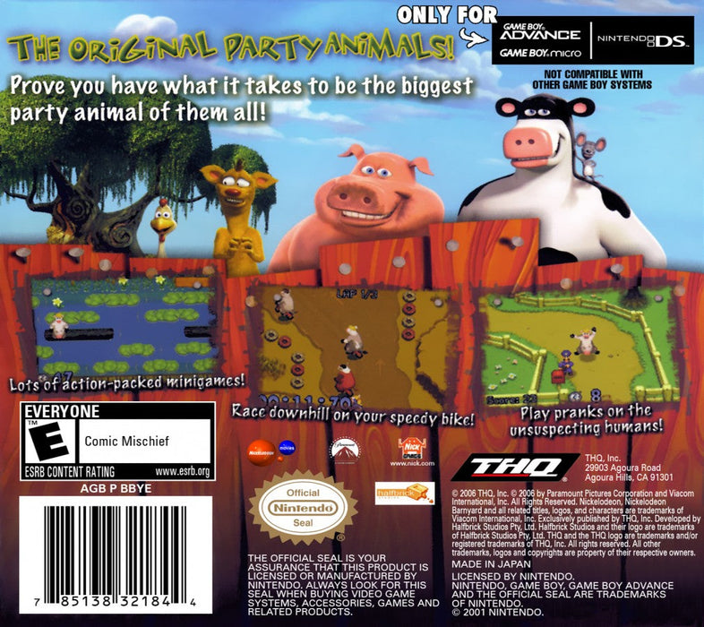 Barnyard – Game Boy Advance (GBA) - for just $4.99! 