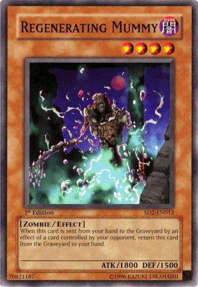 Regenerating Mummy [SD2-EN012] Common - for just $0.10! 