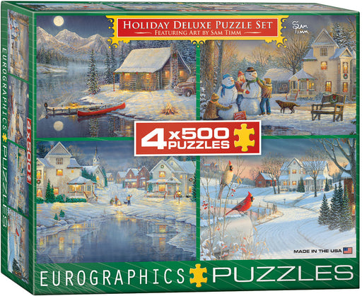 Puzzle: Kids Multipacks - Holiday Deluxe Puzzle Set by Sam Timm - for just $16.99! 
