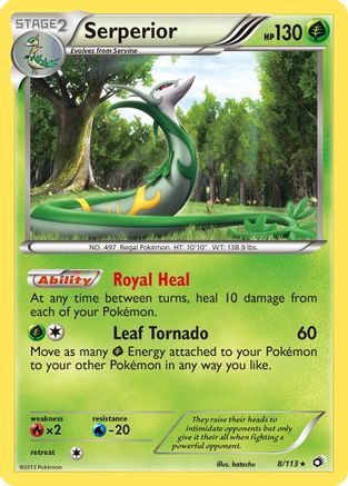 Serperior 008/113 - Legendary Treasures Holofoil - for just $1.23! 