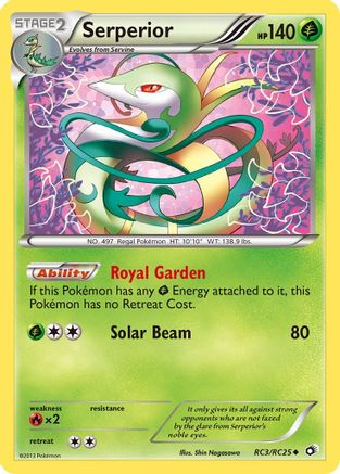 Serperior RC3/RC25 - Legendary Treasures Radiant Collection Holofoil - for just $0.71! 