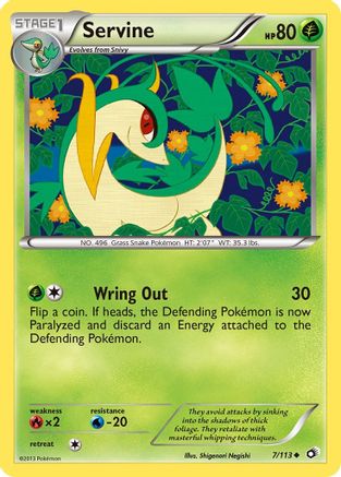 Servine 007/113 - Legendary Treasures Reverse Holofoil - for just $1.23! 
