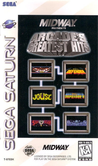 Williams Arcade's Greatest Hits (Sega Saturn) - for just $0! 