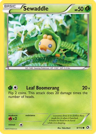 Sewaddle 009/113 - Legendary Treasures Reverse Holofoil - for just $2.22! 