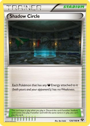 Shadow Circle 126/146 - XY Base Set Reverse Holofoil - for just $0.25! 