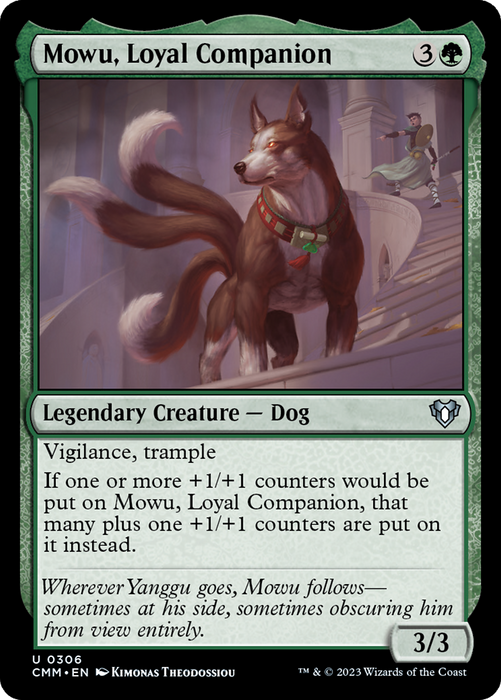 Mowu, Loyal Companion (CMM-306) - Commander Masters - for just $0.07! 
