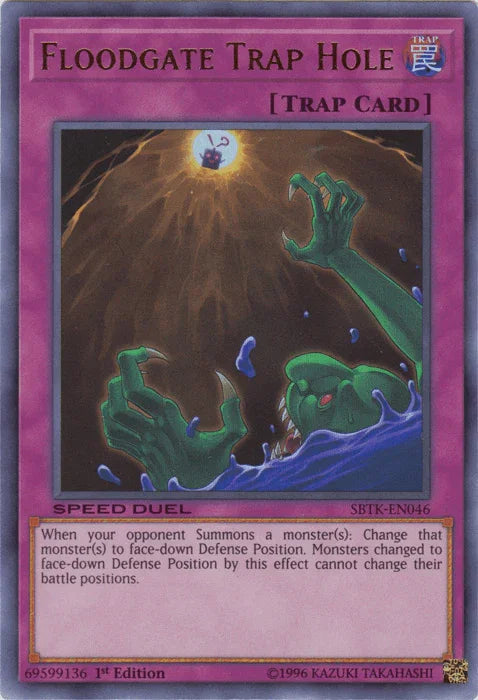 Floodgate Trap Hole [SBTK-EN046] Ultra Rare - for just $0.50! 