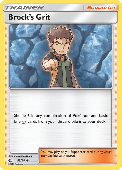 Brock's Grit (53/68) [Sun & Moon: Hidden Fates] - for just $0.10! 