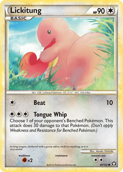 Lickitung (66/102) [HeartGold & SoulSilver: Triumphant] - for just $0.20! 