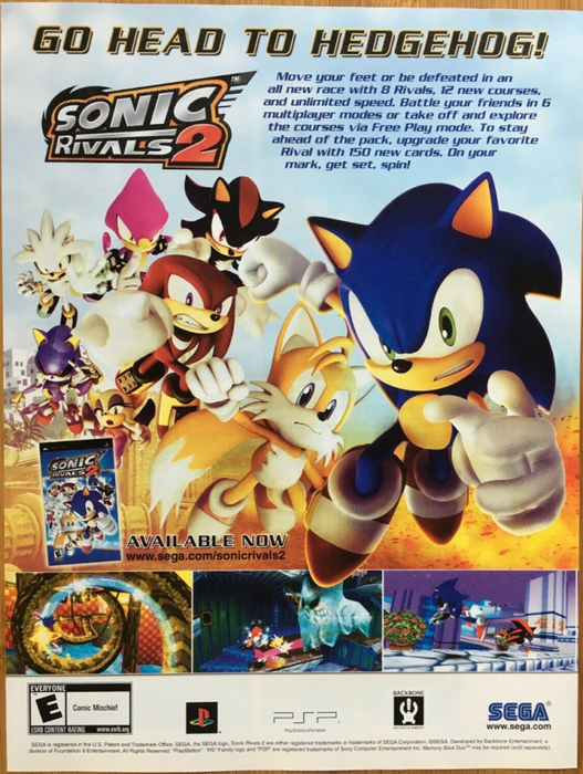Sonic Rivals 2 [Greatest Hits] – PlayStation Portable (PSP) - for just $12.99! 