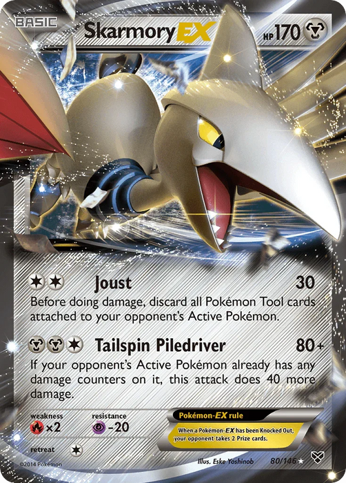 Skarmory EX (80/146) [XY: Base Set] - for just $1.95! 