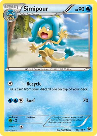 Simipour 038/146 - XY Base Set Reverse Holofoil - for just $0.40! 