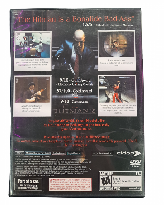 Hitman 2: Silent Assassin [Trilogy Edition] – PlayStation 2 (PS2) - for just $0! 
