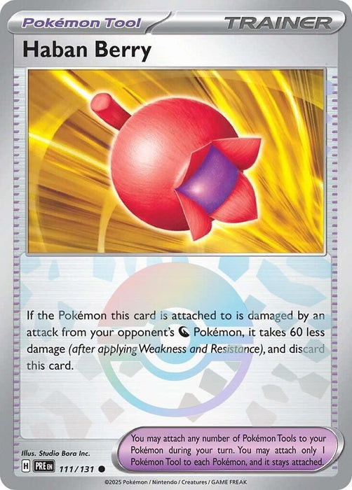 Haban Berry (111/131) (Poke Ball Pattern) [Scarlet & Violet: Prismatic Evolutions] - for just $0.10! 