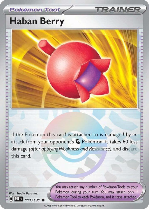 Haban Berry (111/131) (Poke Ball Pattern) [Scarlet & Violet: Prismatic Evolutions] - for just $0.10! 