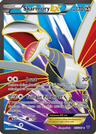 Skarmory EX (Full Art) 145/146 - XY Base Set Holofoil - for just $6.79! 