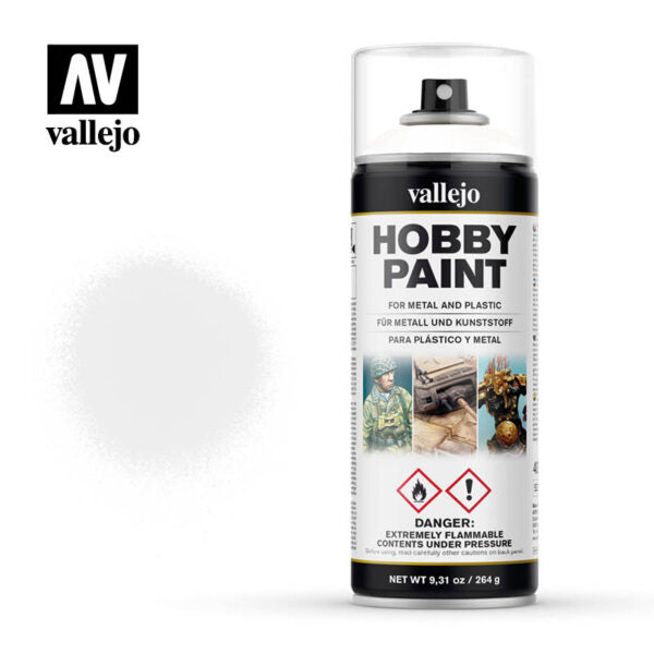 Vallejo - Primer: Hobby Paint- Basic- Aerosol- White, 400 ml. - for just $16.99! 