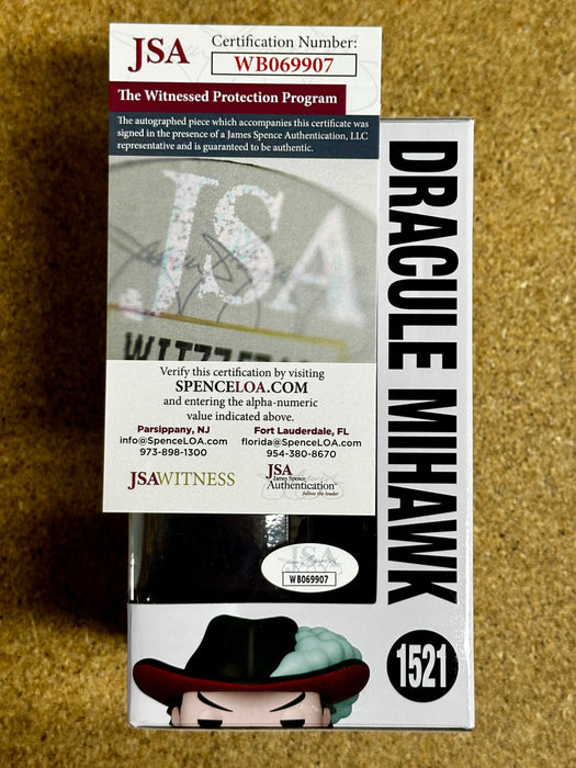 Steven John Ward Signed Dracule Mihawk Funko Pop! #1521 Live Action One Piece With JSA COA - for just $150! 