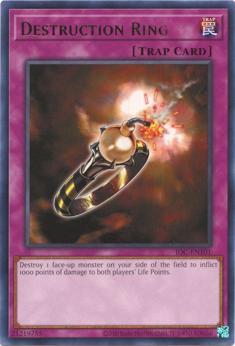 Destruction Ring (25th Anniversary) [IOC-EN101] Rare - for just $0.10! 