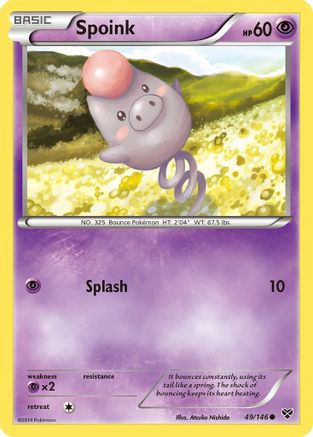 Spoink 049/146 - XY Base Set Reverse Holofoil - for just $0.10! 