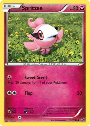 Spritzee 092/146 - XY Base Set Reverse Holofoil - for just $0.20! 