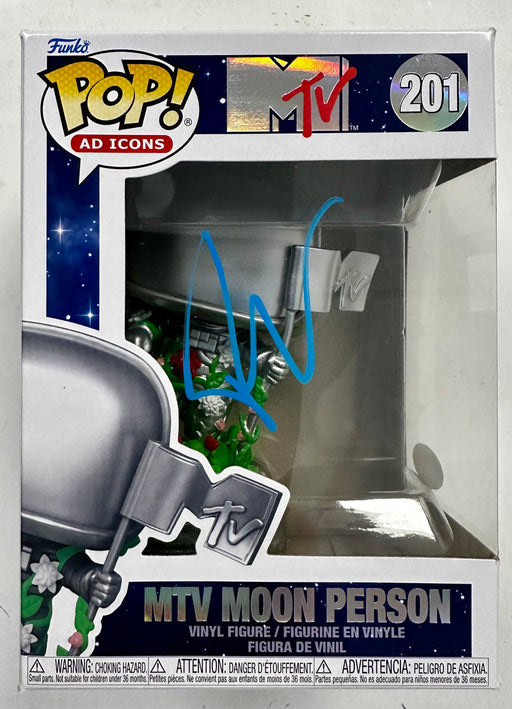 Pat Monahan (Train) Signed MTV Moon Person Funko Pop #201 With JSA COA - for just $130! 