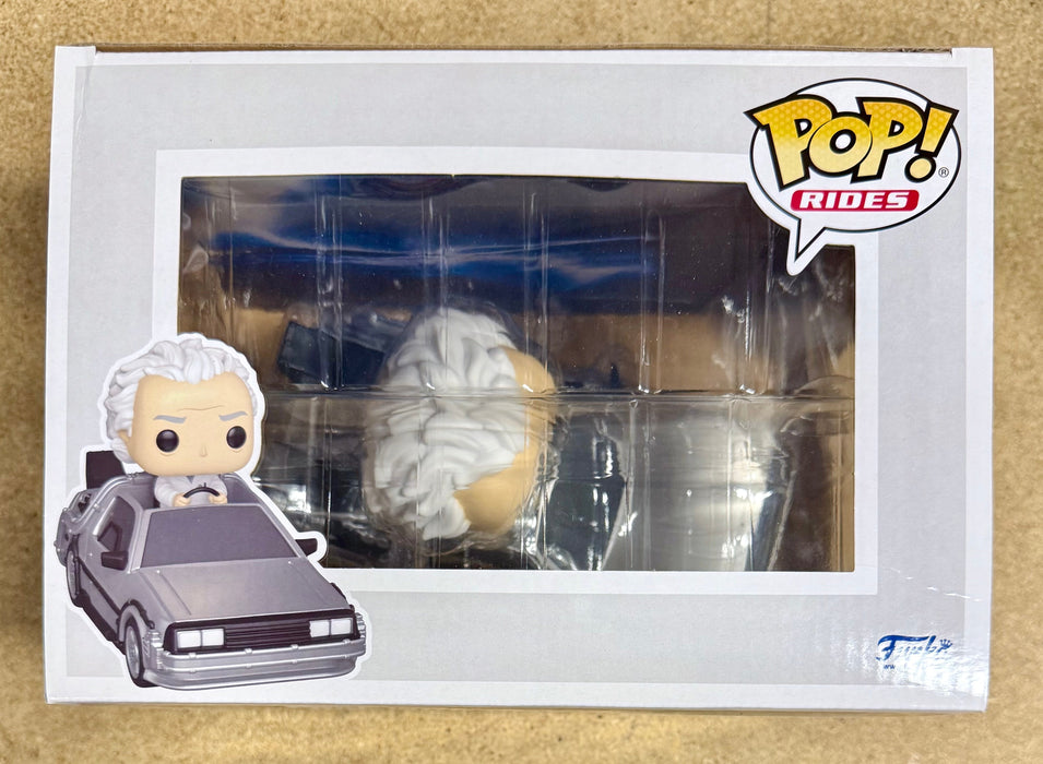 Funko Pop! Rides Doc Brown With Deloreon Time Machine #133 Back To The Future - for just $30! 