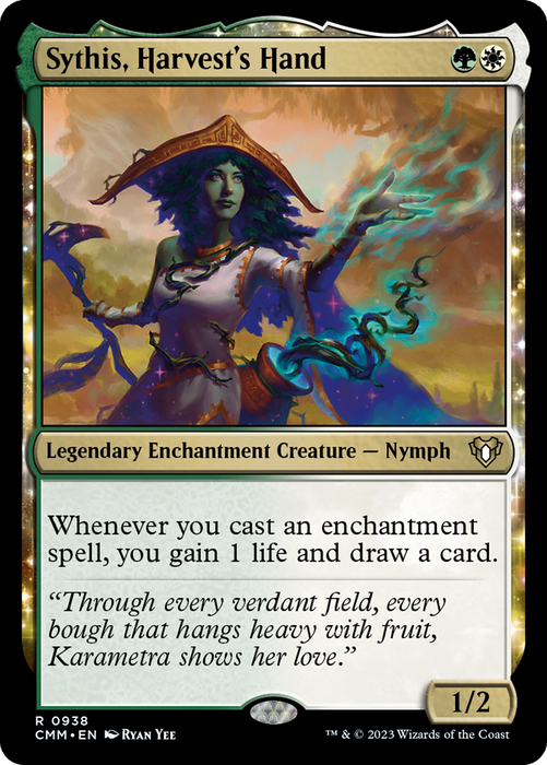 Sythis, Harvest's Hand (CMM-938) - Commander Masters: (enchantment) - for just $1.20! 
