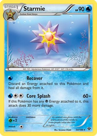 Starmie 034/146 - XY Base Set - for just $0.26! 