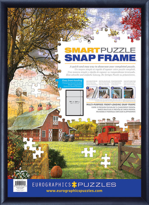 Smart Puzzle: SNAP Frame - Black - Aluminum - for just $49.99! 