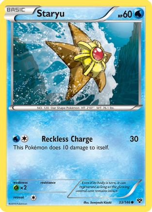 Staryu 033/146 - XY Base Set - for just $0.09! 
