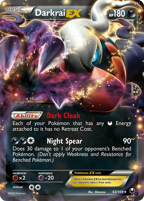 Darkrai EX (63/108) [Black & White: Dark Explorers] - for just $4.25! 