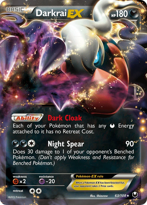 Darkrai EX (63/108) [Black & White: Dark Explorers] - for just $6.70! 