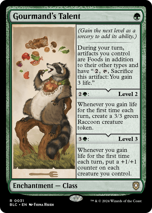 Gourmand's Talent (BLC-031) - Bloomburrow Commander - for just $0.13! 