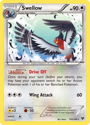 Swellow 103/146 - XY Base Set - for just $0.18! 