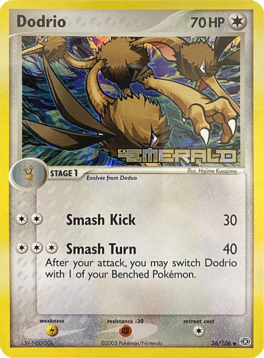 Dodrio (26/106) (Stamped) [EX: Emerald] - for just $10! 