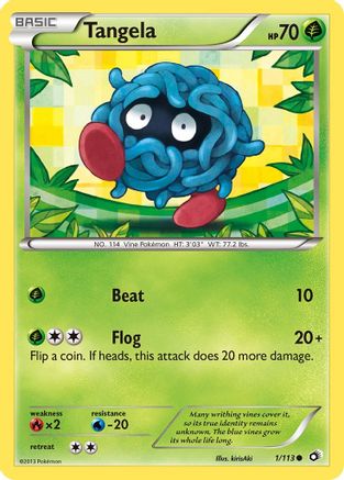 Tangela 001/113 - Legendary Treasures Reverse Holofoil - for just $0.33! 