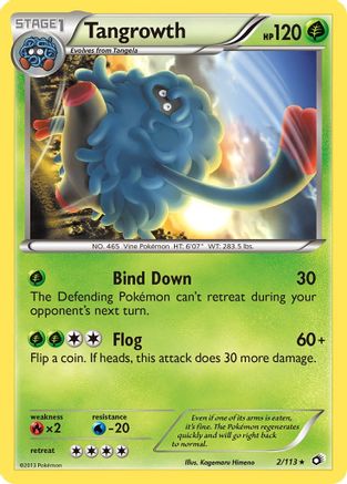 Tangrowth 002/113 - Legendary Treasures - for just $0.10! 