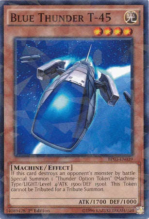 Blue Thunder T-45 [BP03-EN039] Shatterfoil Rare - for just $0.25! 