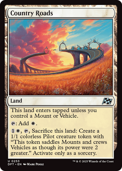 Country Roads (DFT-253) - Aetherdrift Foil - for just $0.05! 