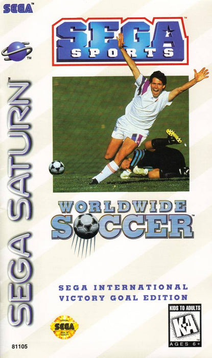Worldwide Soccer: Sega International Victory Goal Edition (Sega Saturn) - for just $0! 