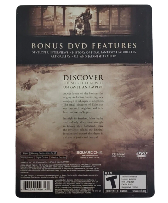 Final Fantasy XII [Collector's Edition] – PlayStation 2 (PS2) - for just $13.99! 