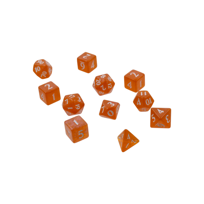 Ultra PRO: 11-Dice Set - Eclipse (Pumpkin Orange) - Just $9.95! Shop now at Retro Gaming of Denver