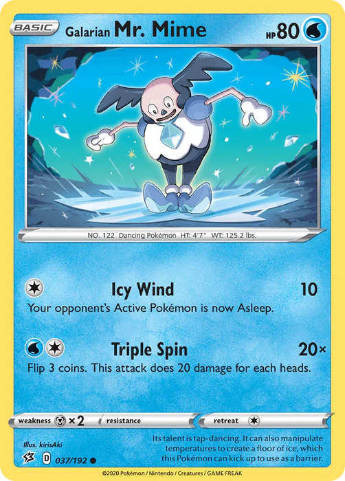 Galarian Mr. Mime (037/192) [Sword & Shield: Rebel Clash] - for just $0.10! 