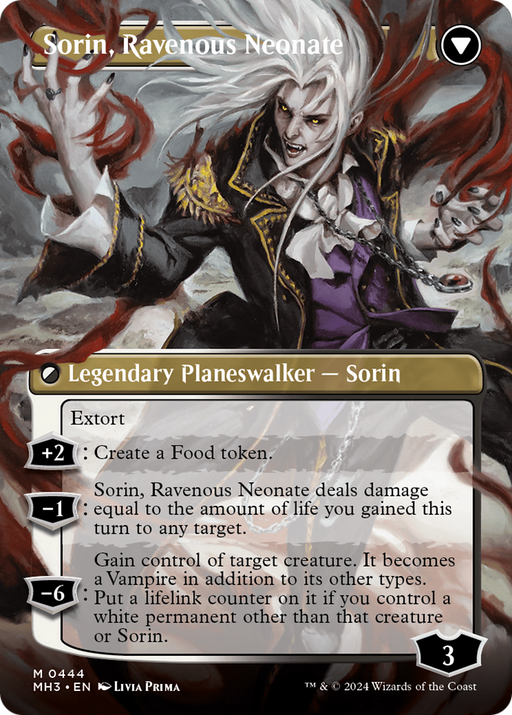 Sorin of House Markov // Sorin, Ravenous Neonate (Borderless) [Modern Horizons 3] - Just $2.45! Shop now at Retro Gaming of Denver