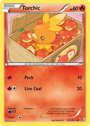 Torchic RC5/RC25 - Legendary Treasures Radiant Collection Holofoil - for just $1.07! 