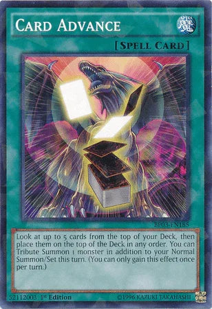 Card Advance [BP03-EN185] Shatterfoil Rare - for just $0.75! 