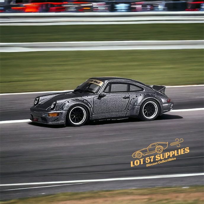 CM Model Porsche 964 Widebody Metallic Gray 1:64 - Just $34.99! Shop now at Retro Gaming of Denver